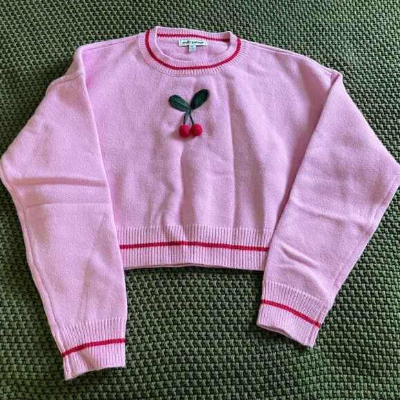 RARE Pretty Garbage "Cherry" Sweater - Picture 1 of 3